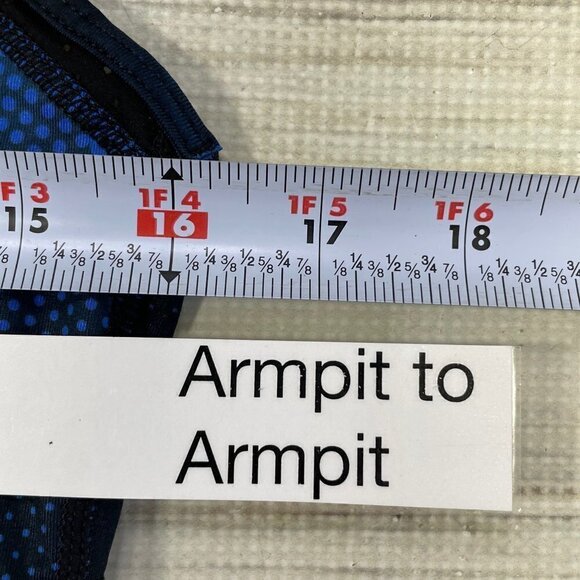 Gap Tank Top Blue Black Workout Yoga Athleisure Small - Picture 10 of 12